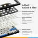 thumbnail image 5 of Teclado mecánico personalizado Glorious GMMK 3 PRO 75% negro, 5 of 6