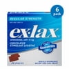 (6 pack) (6 Pack) Ex-Lax Regular Strength Chocolated Stimulant Laxative, 24 count