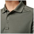 thumbnail image 6 of 5.11 Work Gear Women's Polyester Fabric Performance Short Sleeves Polo Shirt, TDU Green, Small, Style 61165, 6 of 7