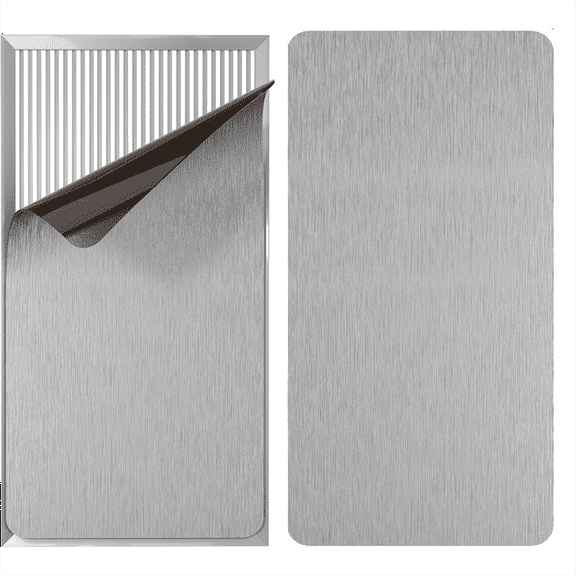 Magnetic Vent Cover 8x15In,2 Pack for Home RV Floor Wall Ceiling Register AC Vent Decorative Vent Cover Magnetic Plate,1set * magnetic vent cover,As Shown