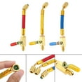 thumbnail image 2 of Efficient R134A R410A R22 R12 Charging Hose & Ball Valve Kit for AC Systems, 2 of 2