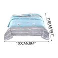 thumbnail image 3 of Nkmbld Bed Sheet Quilt Cool for Bed Sofa Travel Lightweight Breathable Soft Easy Machine Washable, 3 of 4