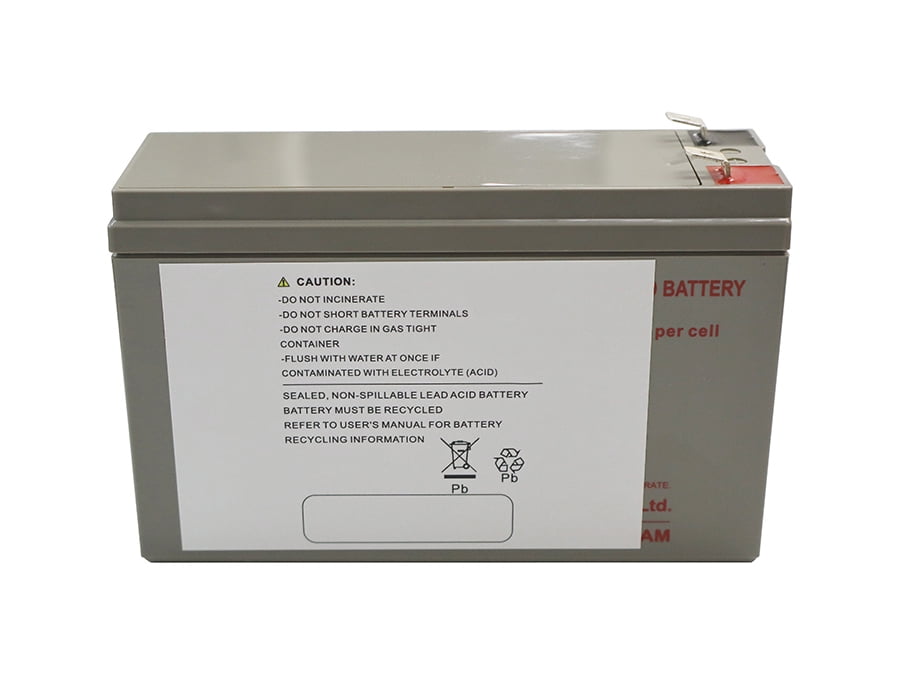 APCRBC106-PW SEALED LEAD ACID BATTERY FOR APC BACK-UPS BGE90M, BGE90M-CA, BE400-CP, BE400-FR, BE400-GR, BE400-IT, BE400-KR, BE400-RS, BE400-SP, BE400-UK