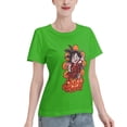 thumbnail image 2 of T-Shirt Basique à Manches Courtes pour Femmes Dragon Ball Little Goku, 2 of 6