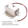 thumbnail image 6 of SENRISE Mini Electromagnetic Solenoid Lock Upward/Downward Cabinet Drawer Lock Iron Silver, 6 of 7
