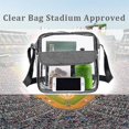 thumbnail image 2 of Bolso bandolera transparente, bolso de mano transparente aprobado por pgastadium, bolso de mano transparente, 2 of 3