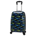 thumbnail image 2 of Protege Kids 18" Hardside Carry on Luggage, Neon Shark, (Walmart.Com Exclusive), 2 of 8