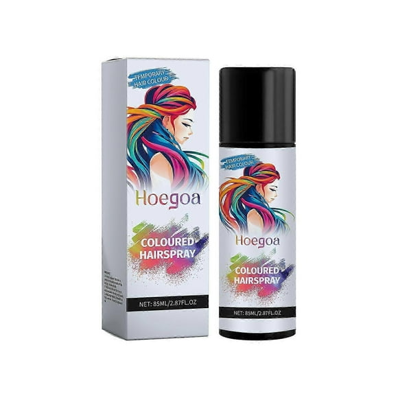 Temporary Black Hair Spray For Easy Scalp Color Easy And Gentle One-Time Black Stain Spray
