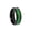 Black Green, variant on Men Women's Luminous Nature Leaf Ring Retro Vintage Stainless Steel Band Ring Silver Green Size 12