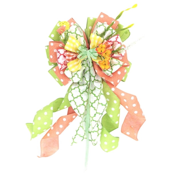 Easter Bows Create Ambiance Handmade DIY Spring Ribbon Bows