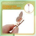 thumbnail image 5 of Greenadscape Metal Card Placement Clips Rose Gold for Events 10Pcs, 5 of 5