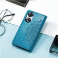 thumbnail image 4 of Case for OPPO A58 5G Exquisite Pattern Shockproof Leather Case Flip Cover Simple Business, 4 of 5