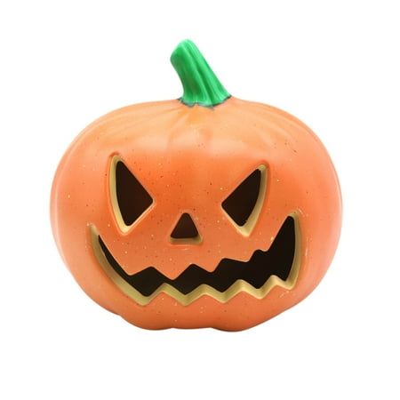 

Guoxxzi Deals Halloween Pumpkin LED Light Lamp Creat Lantern Home Props Pumpkin Bar Horror