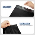 thumbnail image 6 of FungLam 100 pcs 10x13 Inches Black Poly Mailers Shipping Envelopes, Strong Adhesive Sealing, Waterproof and Tear Proof Boutique Packaging Postal for Clothing, 6 of 9