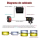 thumbnail image 3 of Par Faros Auxiliares Punkzz Lupa Led Para Auto Moto 80w, 3 of 7