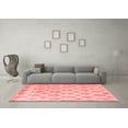 thumbnail image 3 of Ahgly Company Indoor Rectangle Trellis Red Modern Area Rugs, 6' x 9', 3 of 4