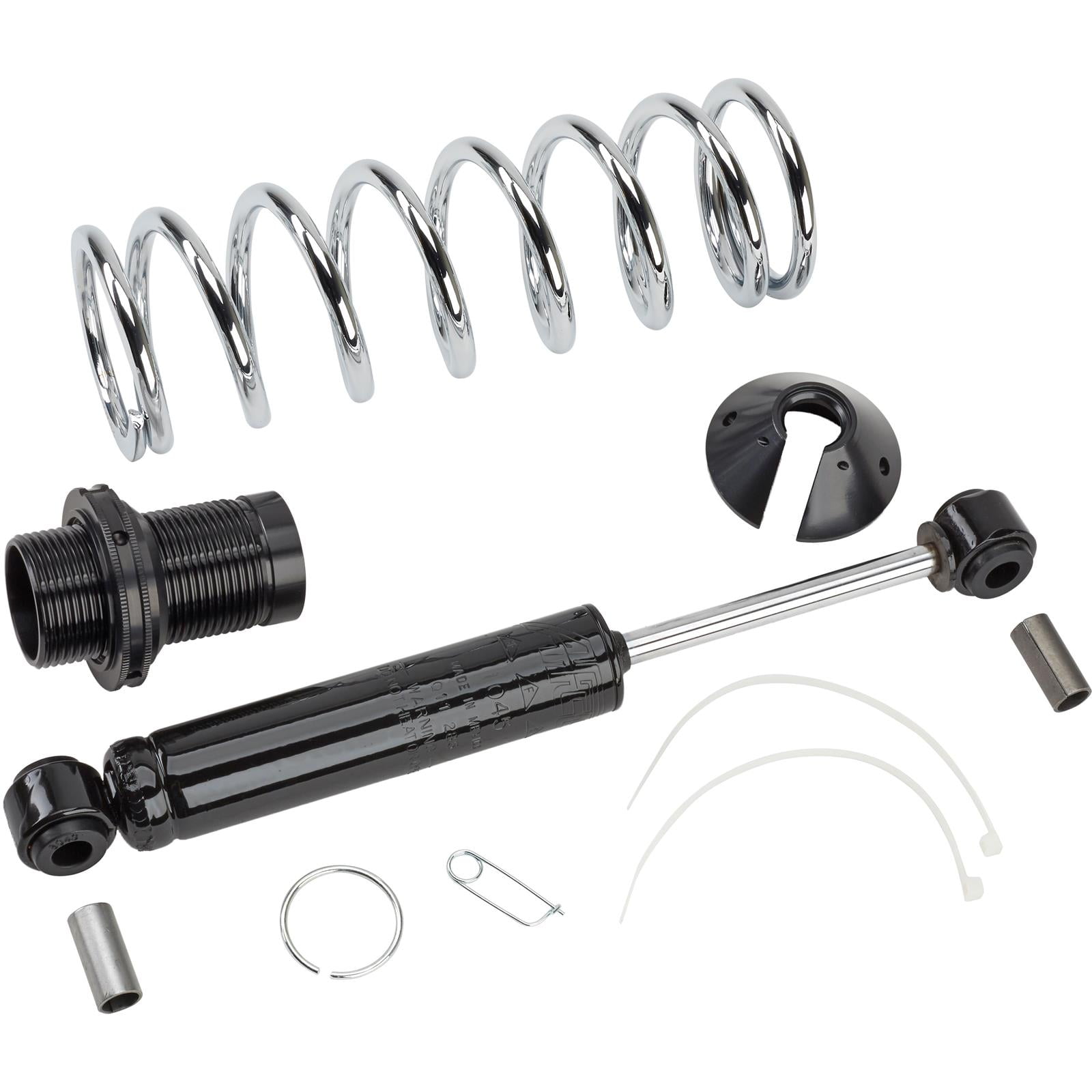 225 Lb AFCO Street Rod Coilover Shock Kit Black