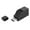 Black, variant on NestledNature 3 In 1 USB2.0 Splitter Hub ABS Mini Direct Plug In Extender Computer Accessories,USB Splitter,Hub