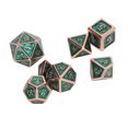thumbnail image 2 of Polyhedral Dice Set, Electroplated Antique Gold One Piece Casting Role Playing Game Dice Enamel For Tabletop RPG Dice Game For Over 14 Years Old ANGGREK Otros, 2 of 8