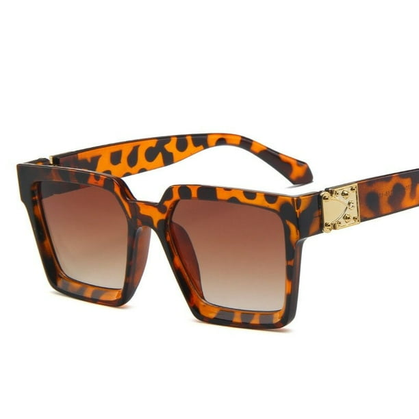 Gafas de sol cuadradas para hombre, marca de lujo, gafas de diseñador para hombre, de lujo, retro, de alta calidad, UV400, Gafas de Sol Hombre Fivean unisex