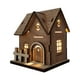 thumbnail image 2 of Adornos navideños de de madera, casa de madera rústica iluminada, casa de Navidad LED, para escritorio de celebración de fiesta de boda en casa Estilo B Macarena Casa de mesa, 2 of 8