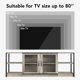 thumbnail image 4 of QinaQin Gabinete moderno de madera para TV, consola y centro de entretenimiento con diseño elegante para sala, 4 of 8