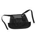 thumbnail image 3 of Bolsa de red universal para coche, bolsa de almacenamiento entre asientos, organizador de malla, barrera para niños y mascotas, color negro, 3 of 14