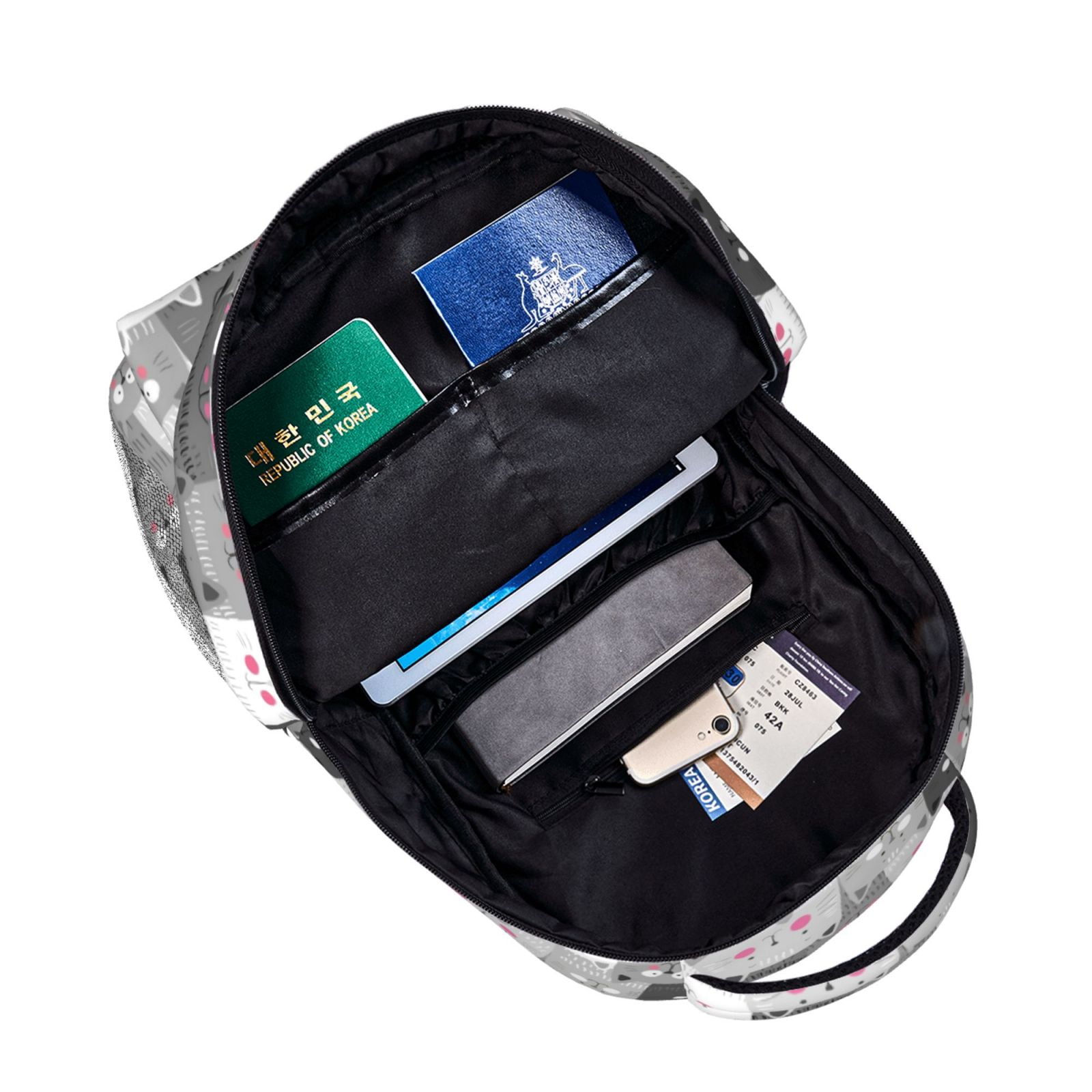 Xecao Cats Group Travel Backpack: A spacious, stylish computer backpack ideal for men and women, perfect for college, school, or daily travels