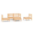 thumbnail image 2 of vidaXL 5 Piece Garden Lounge Set Solid Pinewood, 2 of 12