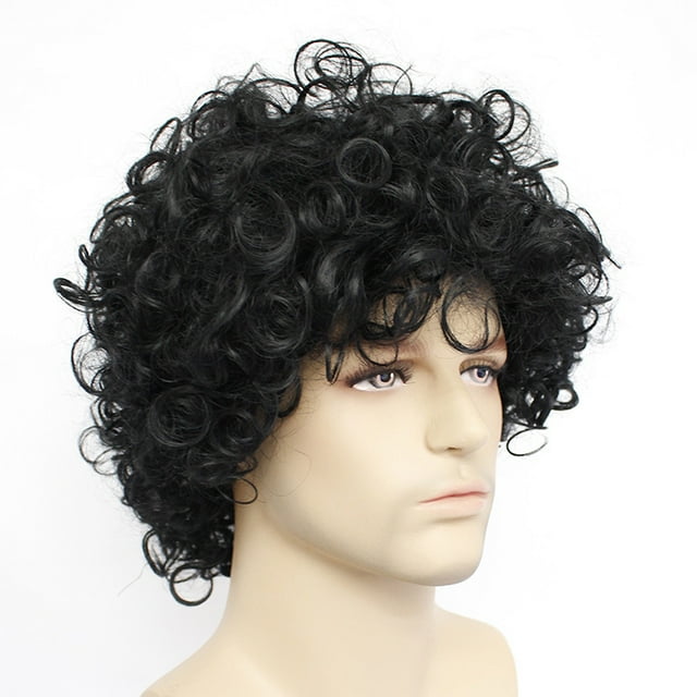 Peluca para cosplay, disfraz de anime de Michaels Jackson, fiesta de Halloween