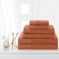 thumbnail image 2 of Superior Egyptian Cotton Two Pattern and Solid 6-Piece Towel Set, 2 of 5