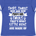 thumbnail image 4 of Inktastic Snips Snails and Puppy Dog Tails That's What Little Boys Boys Toddler T-Shirt, 4 of 5