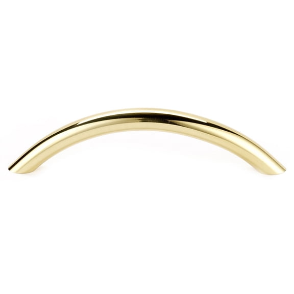 Alno A1239 Pulls 3-3/4" Center To Center Sleek Arch Bow Solid Brass Cabinet Handle /