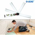 thumbnail image 3 of Digital Angle Protractor 0-230° Digital Spirit Level with LCD Display 300mm for Woodworking and Home Work, 3 of 5