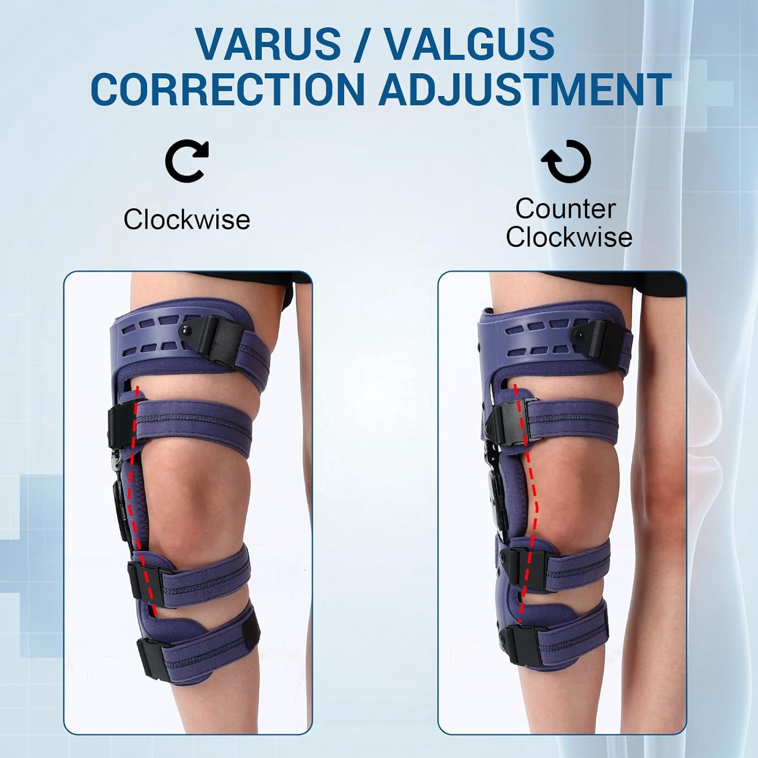 OA Unloader Knee Brace for Osteoarthritis - Adjustable Valgus/Varus Correction Knee Support with ROM Control & Bone-on-Bone Stabilization for Men & Women&nbsp;