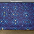 thumbnail image 6 of Ambesonne Abstract Place Mats Set of 4, Geometric Mosaics, Standard Size, Orange Yellow and Blue, 6 of 6