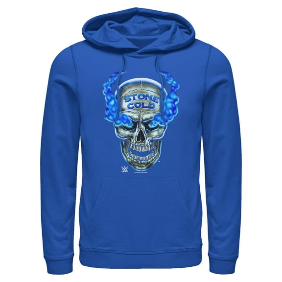 Mens WWE Stone Cold Smoke Skull Lightweight Hoodie