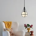 thumbnail image 3 of 83677BK Lark Colby - 15W 1 LED Small Pendant-18.75 Inches Tall and 11.25 Inches Wide-Black Finish, 3 of 12