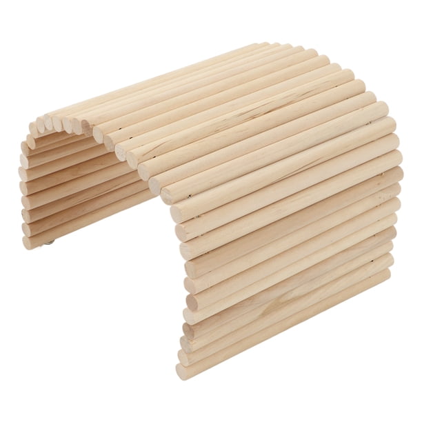 Escalera De Madera Para Hámster, Puente Flexible De Madera Para Cobayas, Hurones, Erizos, Chinchillas, Conejos