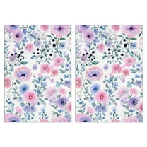 2 Pcs Funny Kitchen Towels,Pioneer Flower Microfiber Dish Towels,Kitchen Tea Towels,Kitchen Towel Set (18" X 26")