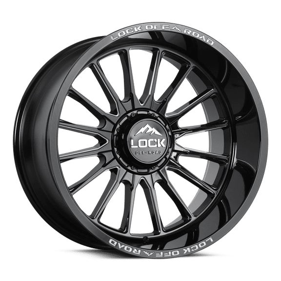Lock Off-Road Lock Extreme Striker Gloss Black Milling 10-22