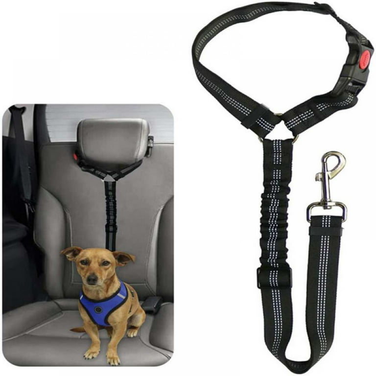 Dog Seat Belt, 2 Pieces Of Pet Car Seat Belt Headrest Restraint Adjustable  Puppy Safety Seat Belt
