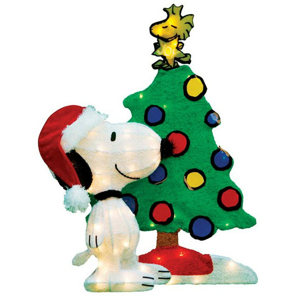 Product Works 70311_L2D Fabric Pre-lit 2D Snoopy, 32