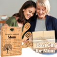 thumbnail image 5 of Mom Gifts Bamboo Cutting Board Set, Engraved Recipe for a Special Mom Kitchen Gift with Spoon Spatula Ladle, Unique Birthday Mothers Day Gift Idea for Mom Home Decor, 5 of 6