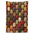 thumbnail image 3 of Ambesonne Retro Tablecloth Rectangular Table Cover, Colorful Herbs Spices, 52"x70", Multicolor, 3 of 4