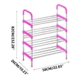 thumbnail image 3 of tumgatte Shoe Rack-multi-layer- Economical Entrance Assembly-multifunctional Plastic-4-layer Storage-wrought Iron Dormitory Storage Rack Gift Deals, 3 of 5