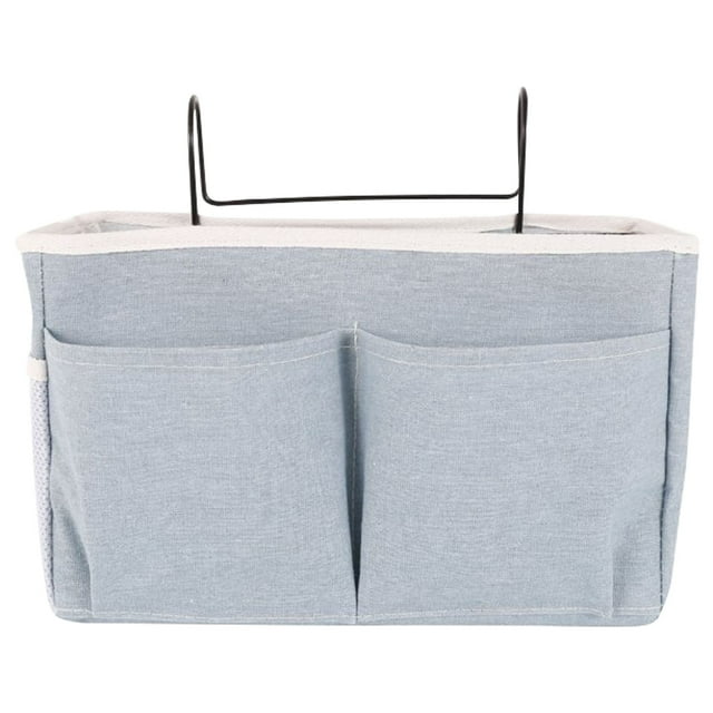 Bedside Hanging Storage Organizer Holder Pouch for Reading and Personal Items