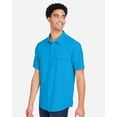 thumbnail image 2 of CORE365 CE510 Men's Ultra UVP Marina Shirt-Electric Blue-S, 2 of 6