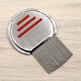 thumbnail image 3 of Lice Nit Comb Get Down Stainless Steel Metal Tooth Head Long Teeth/professional Stainless Steel Nit Comb, 3 of 3