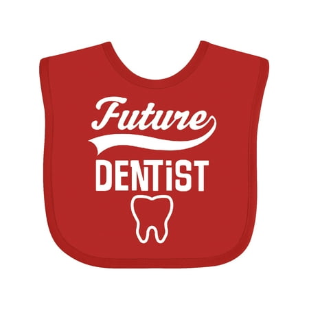 

Inktastic Future Dentist Kids Tooth Boys or Girls Baby Bib